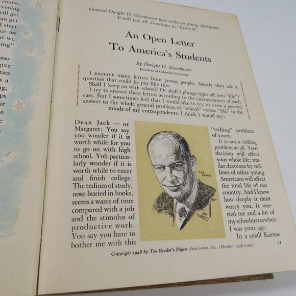 Reader's Digest 1951 Eisenhower before US Pres (30th anniversary) - Picture 4 of 16